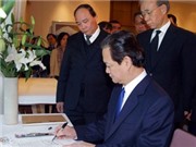 Bóng đá anh, ngoại hạng anh, lịch thi đấu euro 2012, Thủ tướng Chính phủ ghi sổ tang ở ĐSQ Nhật Bản tại VN 